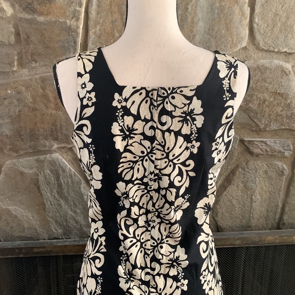 🌺 Royal Creations vintage Hawaiian hibiscus dress size M - Picture 3 of 4